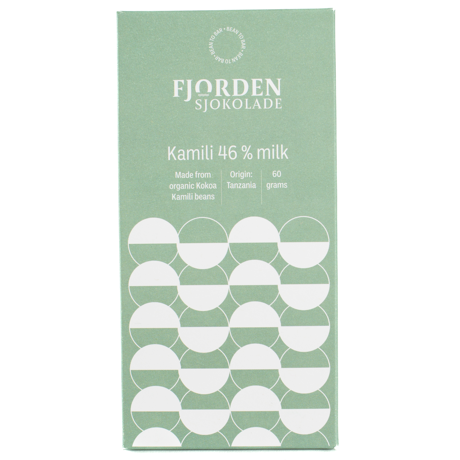 Fjorden Sjokolade Kamili 46% Milk Chocolate, product image from Kaffebox