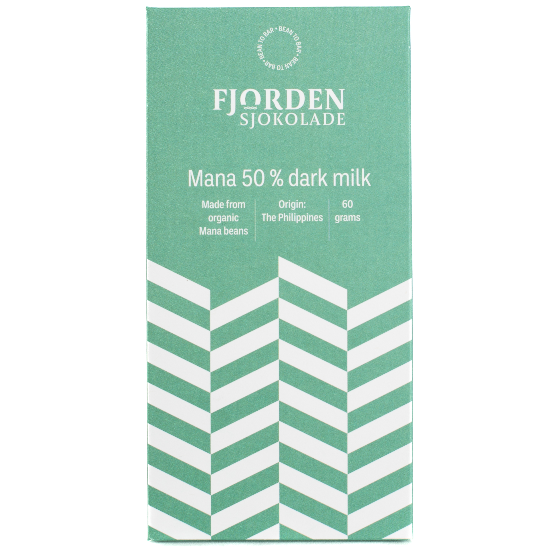 Fjorden Sjokolade Mana 50% Dark Milk, product image from Kaffebox