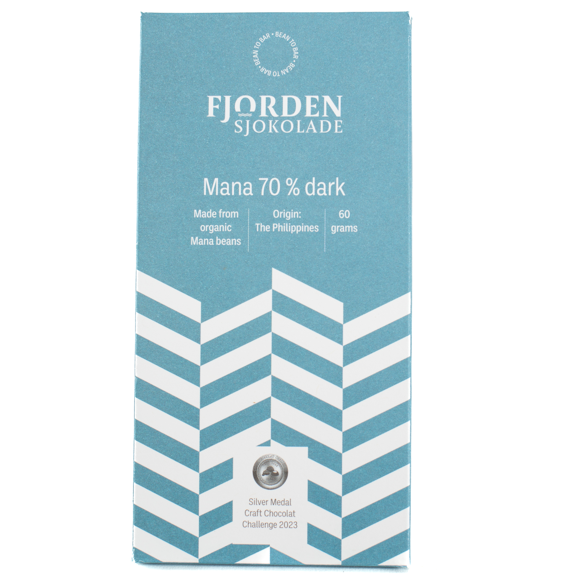 Fjorden Sjokolade Mana 70% Dark, product image from Kaffebox
