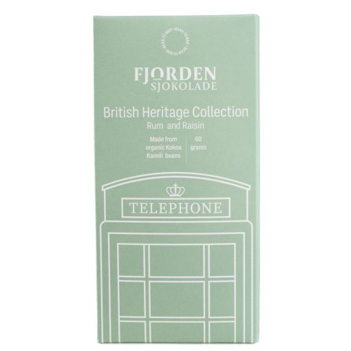 Fjorden Sjokolade British Heritage Collection Fruit and nut