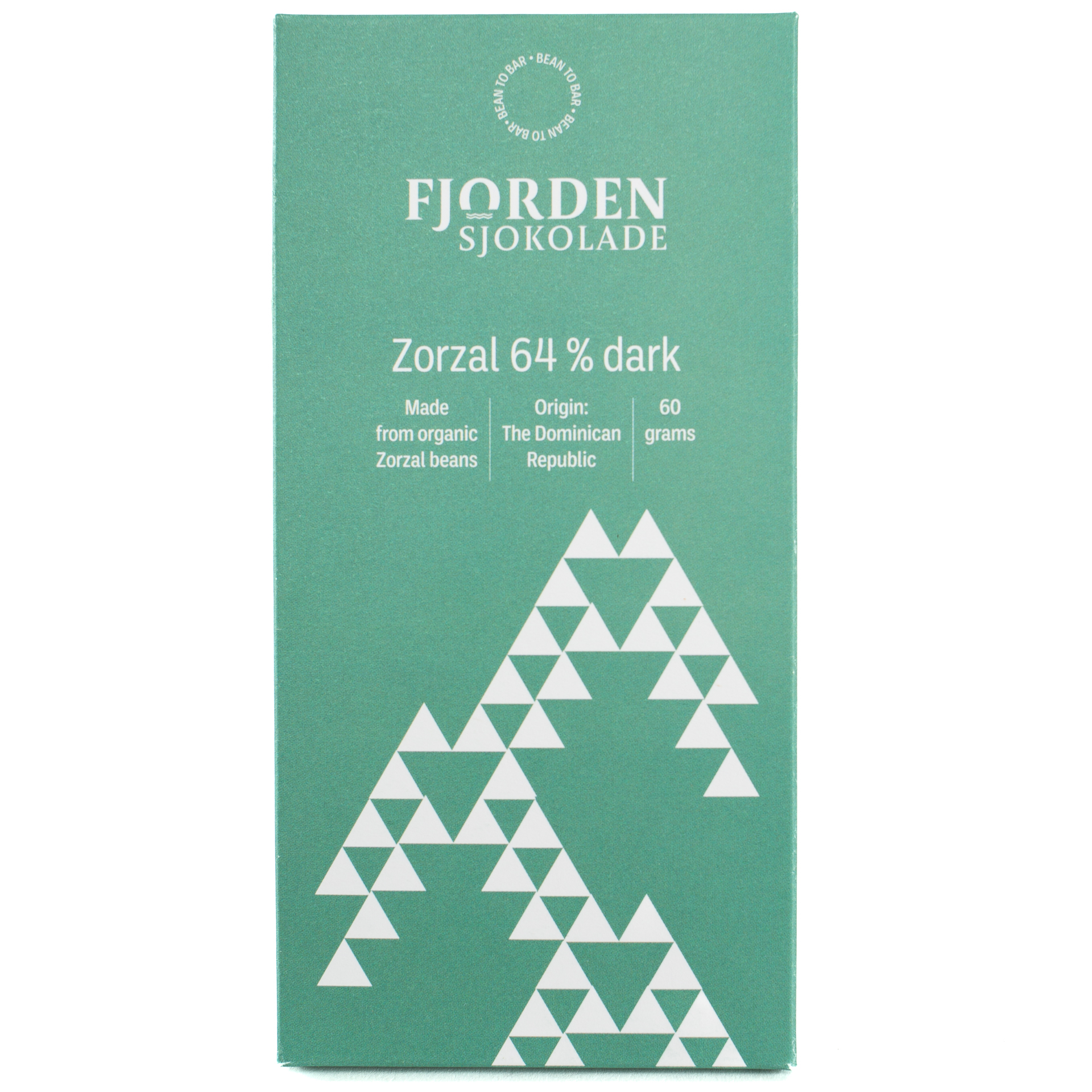 Fjorden Sjokolade Zorzal 64% Dark, product image from Kaffebox