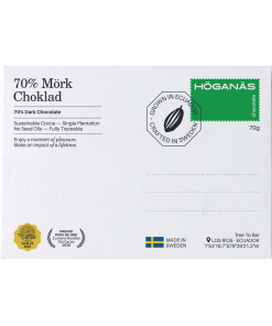Högenäs Chocolate 70% Dark Chocolate Bar