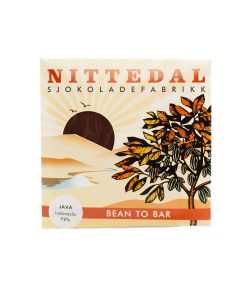 Nittedal Sjokoladefabrikk Java Indonesia 72% Dark Chocolate