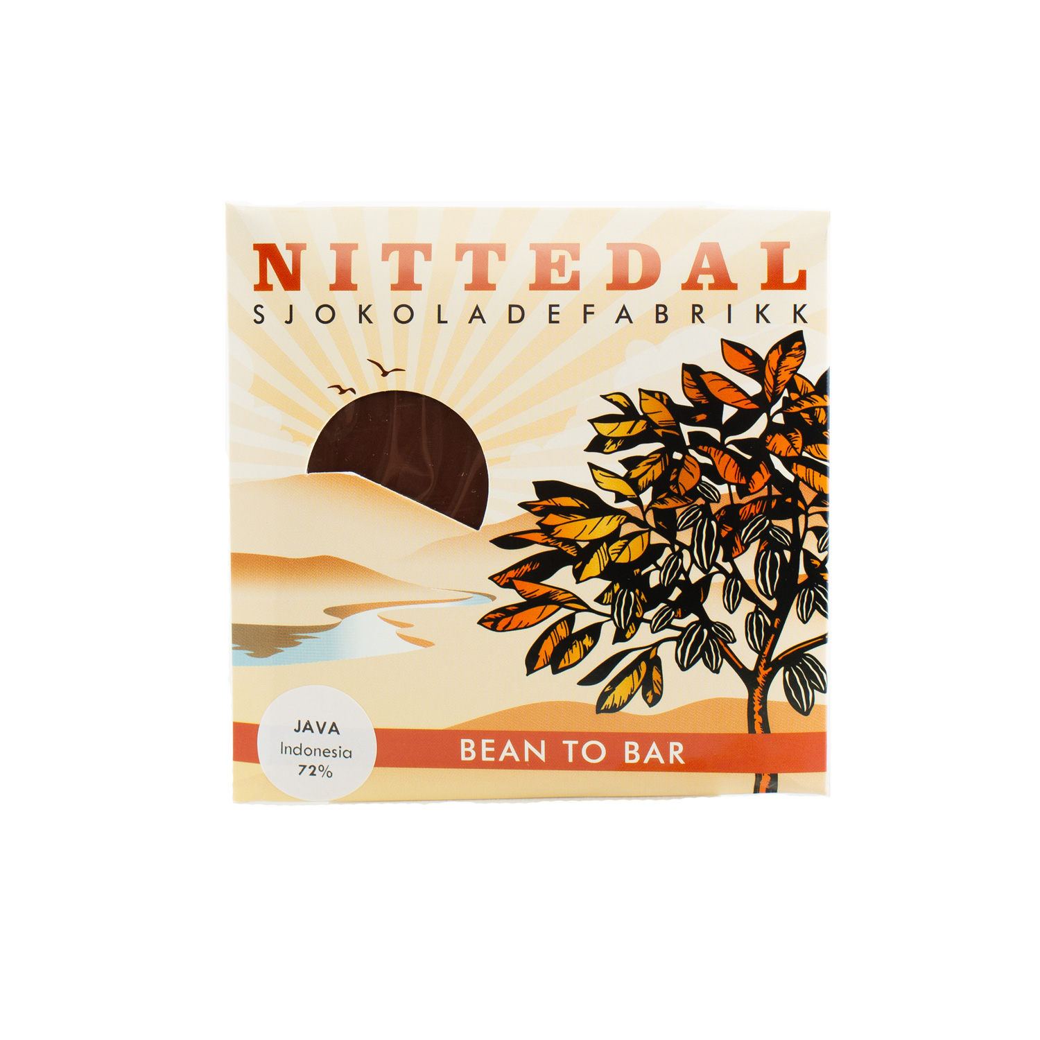 Nittedal Sjokoladefabrikk Java Indonesia 72% Dark Chocolate