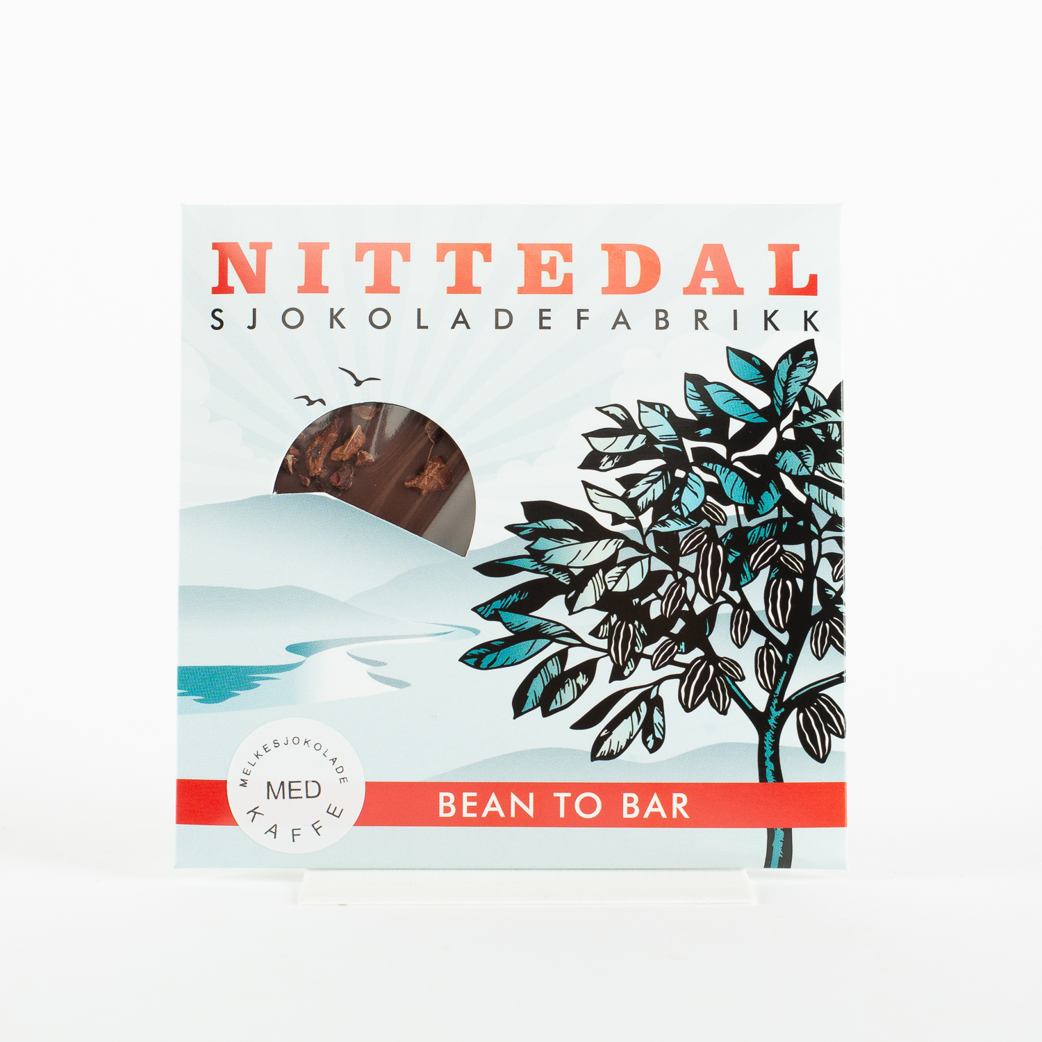 Nittedal Sjokoladefabrikk Milk Chocolate with Coffee, product image from Kaffebox