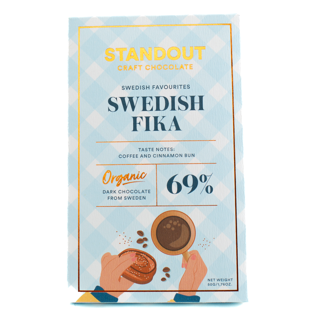 Standout Chocolate Swedish Fika 69%, product image from Kaffebox