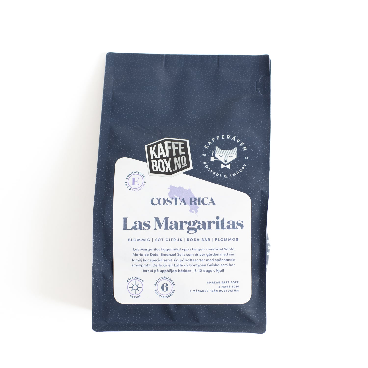 Kafferäven - Las Margaritas - Geisha from Costa Rica - 250g