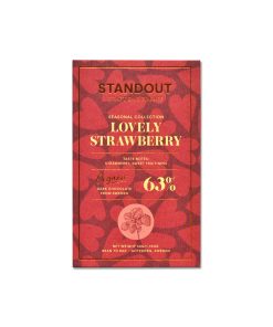 Standout Chocolate Lovely Strawberry 63% Chocolate Bar