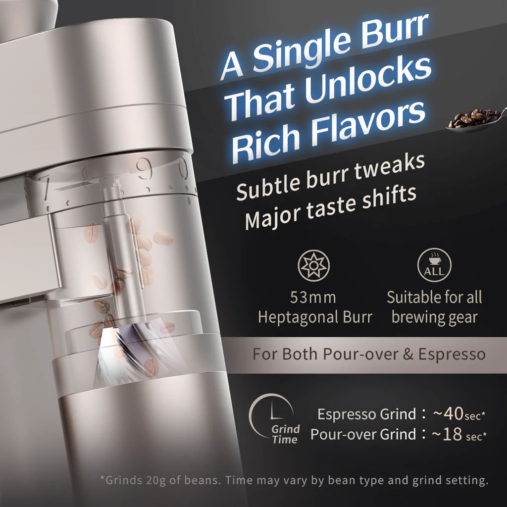 Femobook A5 Battery Powered Coffee Grinder - Image 3