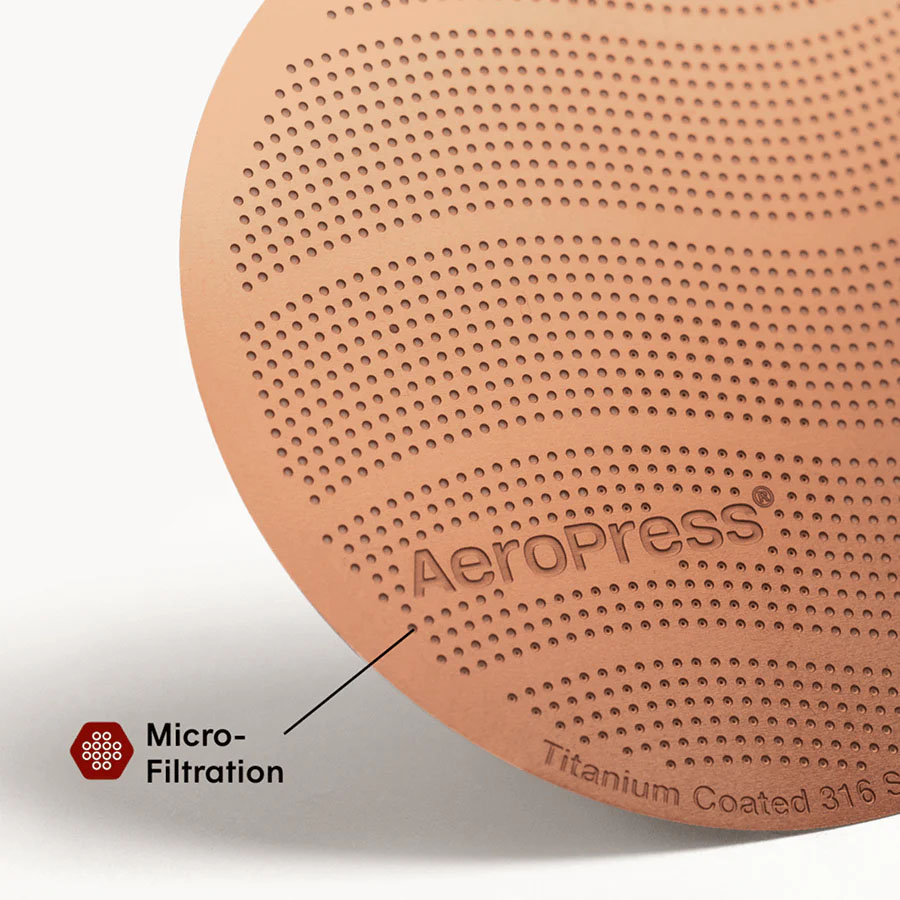 AeroPress Gold Tone Stainless Steel Filter - Image 2