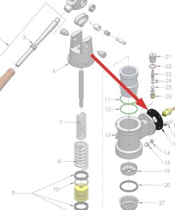 Profitec Gasket Group / Boiler Gasket for the Pro800 part P2532