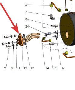 Profitec Pro800 Heating Element Replacement Part P9247