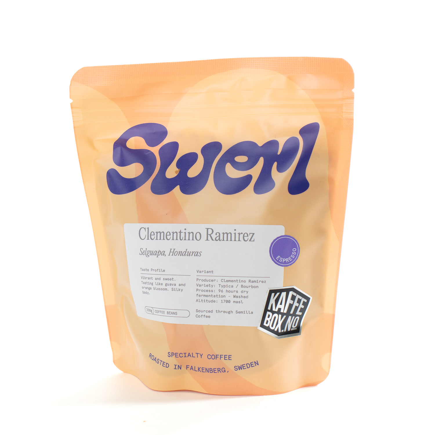 Swerl - Clementino Ramirez, Honduras, Espresso, 250g