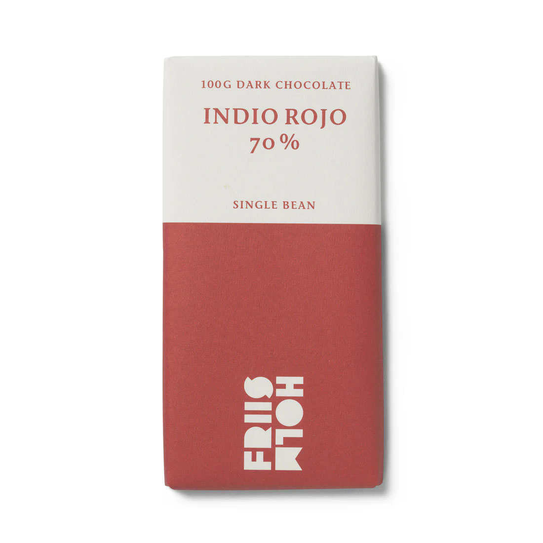 Friis Holm Indio Rojo 70 % Fine Chocolate Bar, product image from Kaffebox
