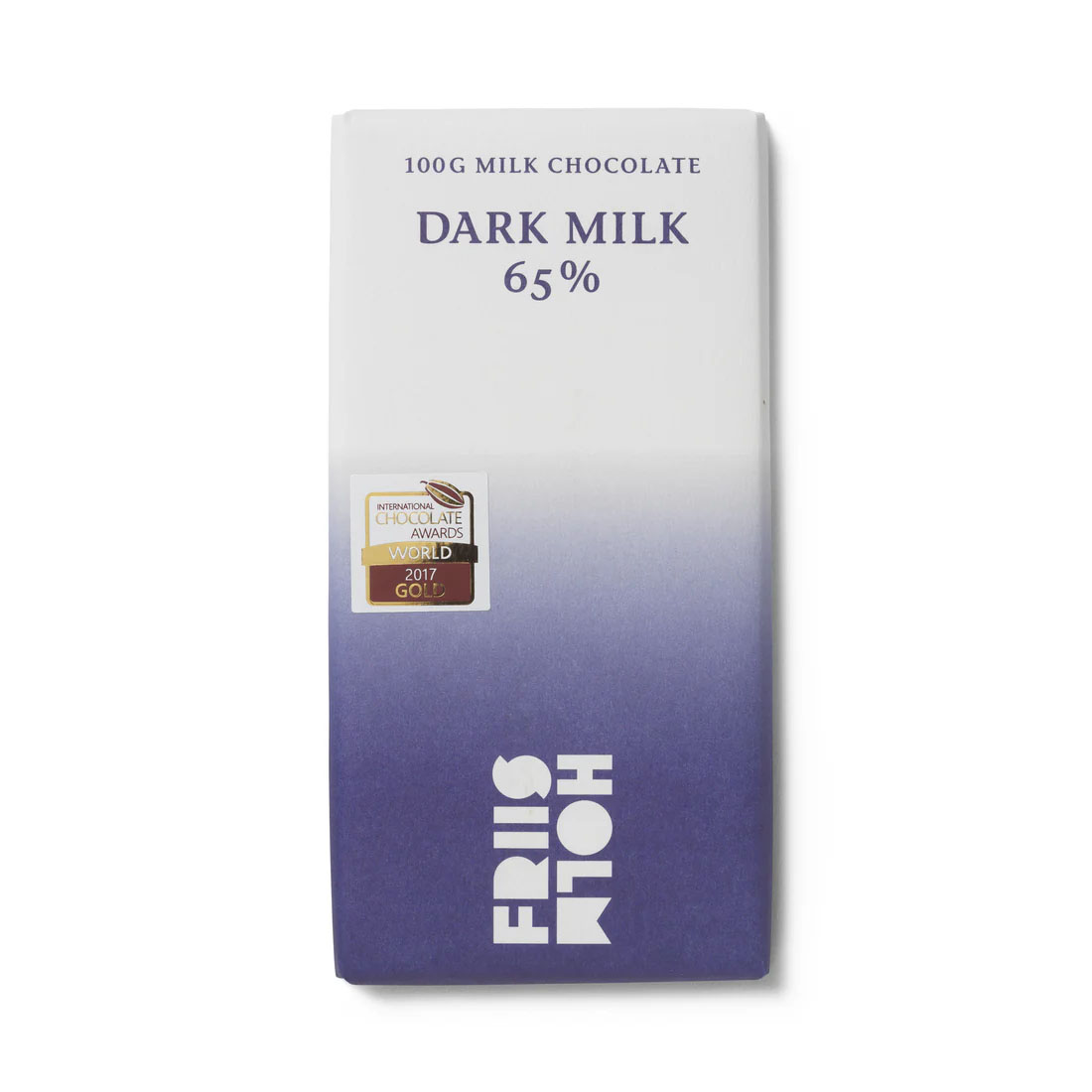 Friis Holm 65% Dark Milk Fine Chocolate Bar, product image from Kaffebox