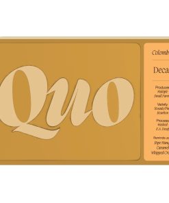 Quo - Azahar Rosado Decaf, Colombia - 200g