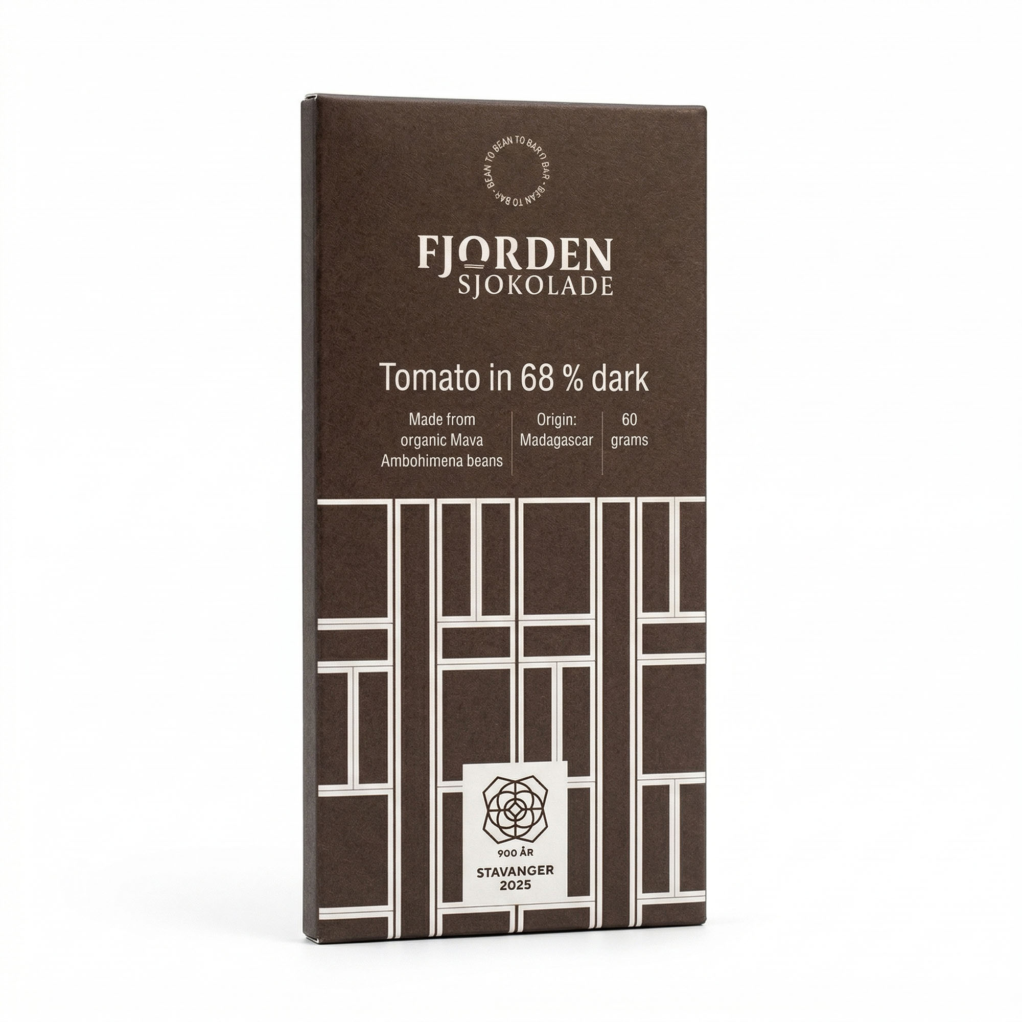 Fjorden Sjokolade Tomatoe in 68% Dark Chocolate, product image from Kaffebox