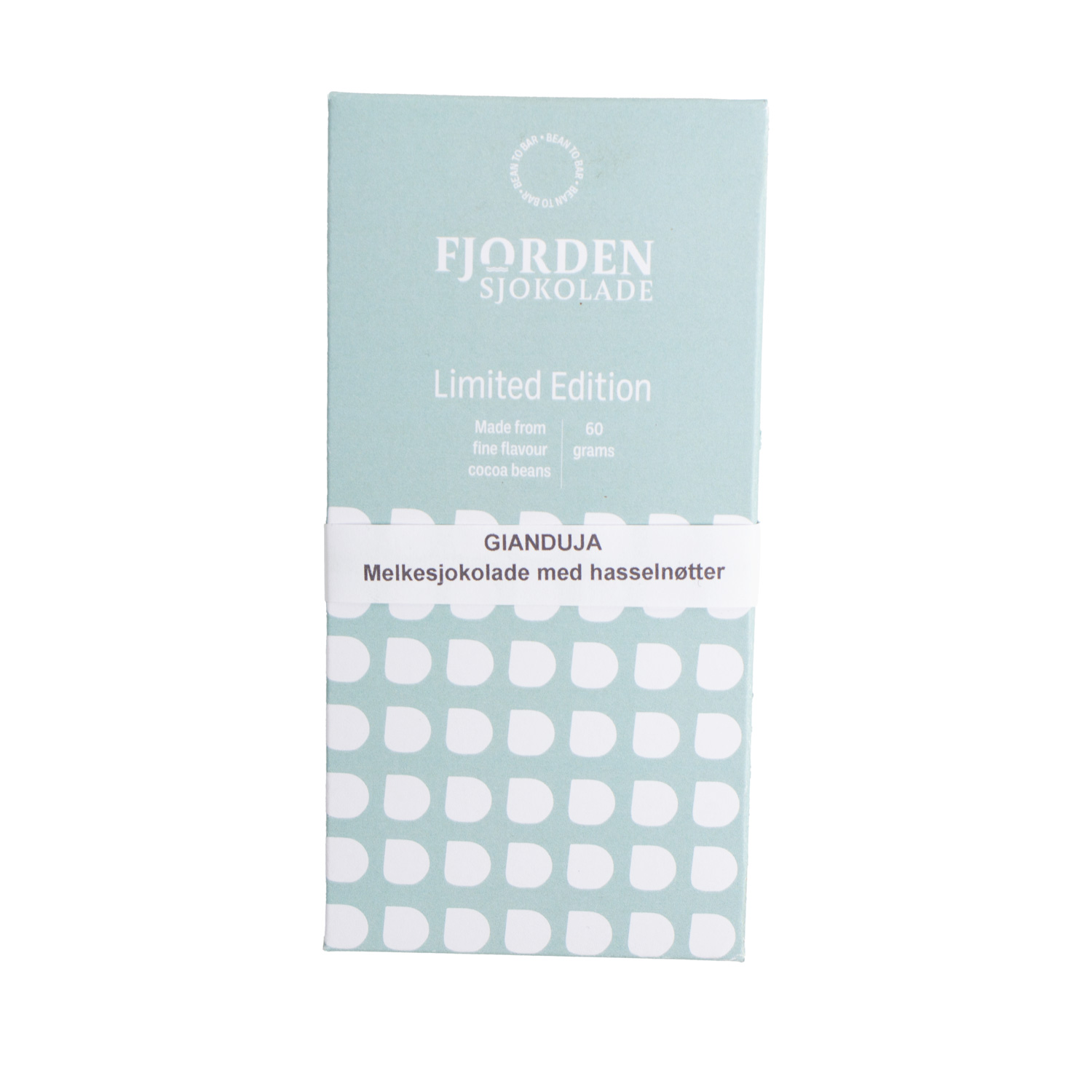 Fjorden Sjokolade Milk Chocolate with Hazelnuts Limited Edition, product image from Kaffebox