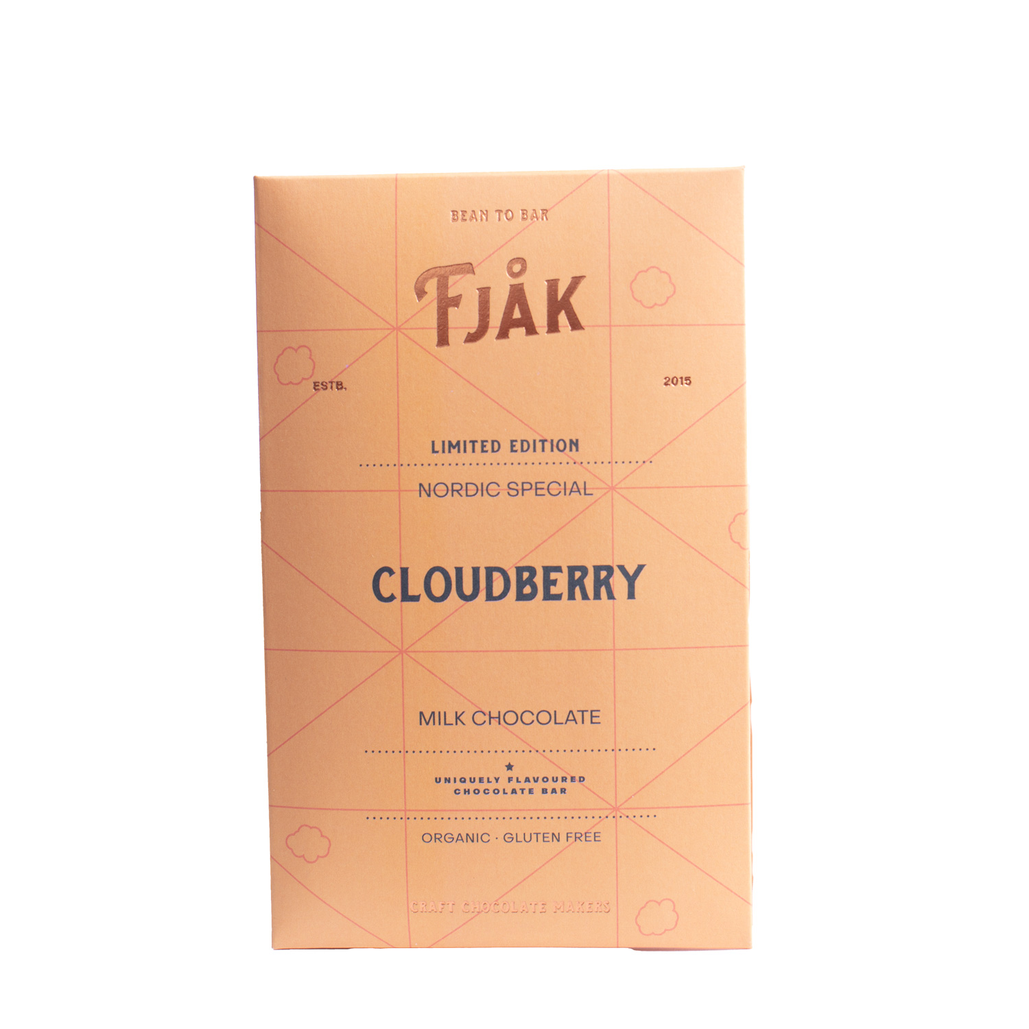 Fjåk Cloudberry Limited Edition (Nordic Special Milk Chocolate), product image from Kaffebox