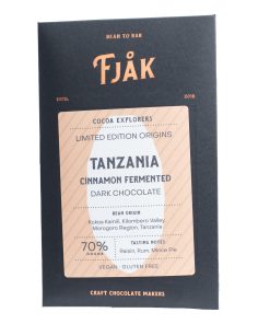 Fjåk Tanzania Cinnamon Fermented Dark Chocolate (70%)