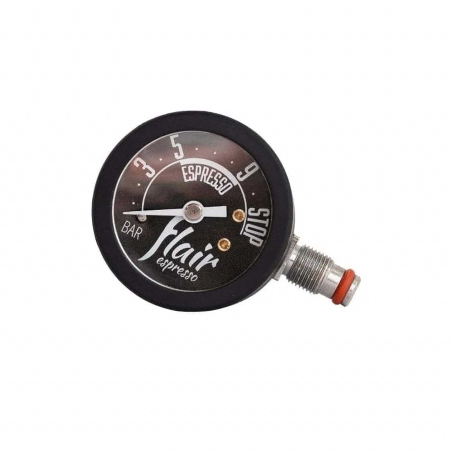 Flair Black Logo Pressure Gauge