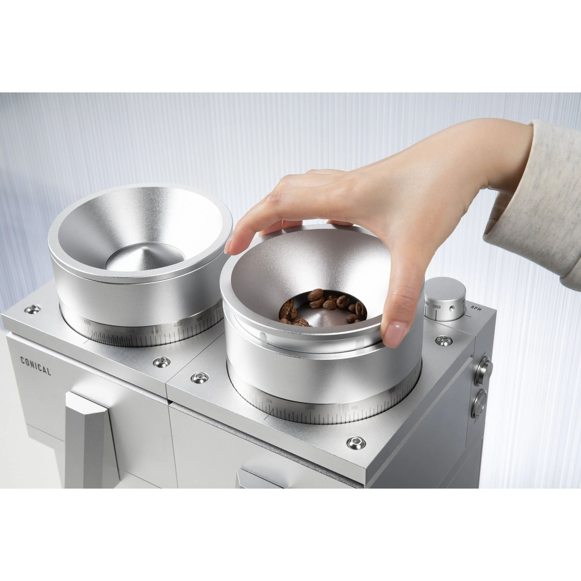 Option-O LAGOM GDS Dual-Geometry Coffee Grinder - Image 8