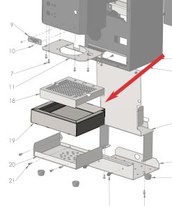Profitec GO Metal Drip Tray (P9057)