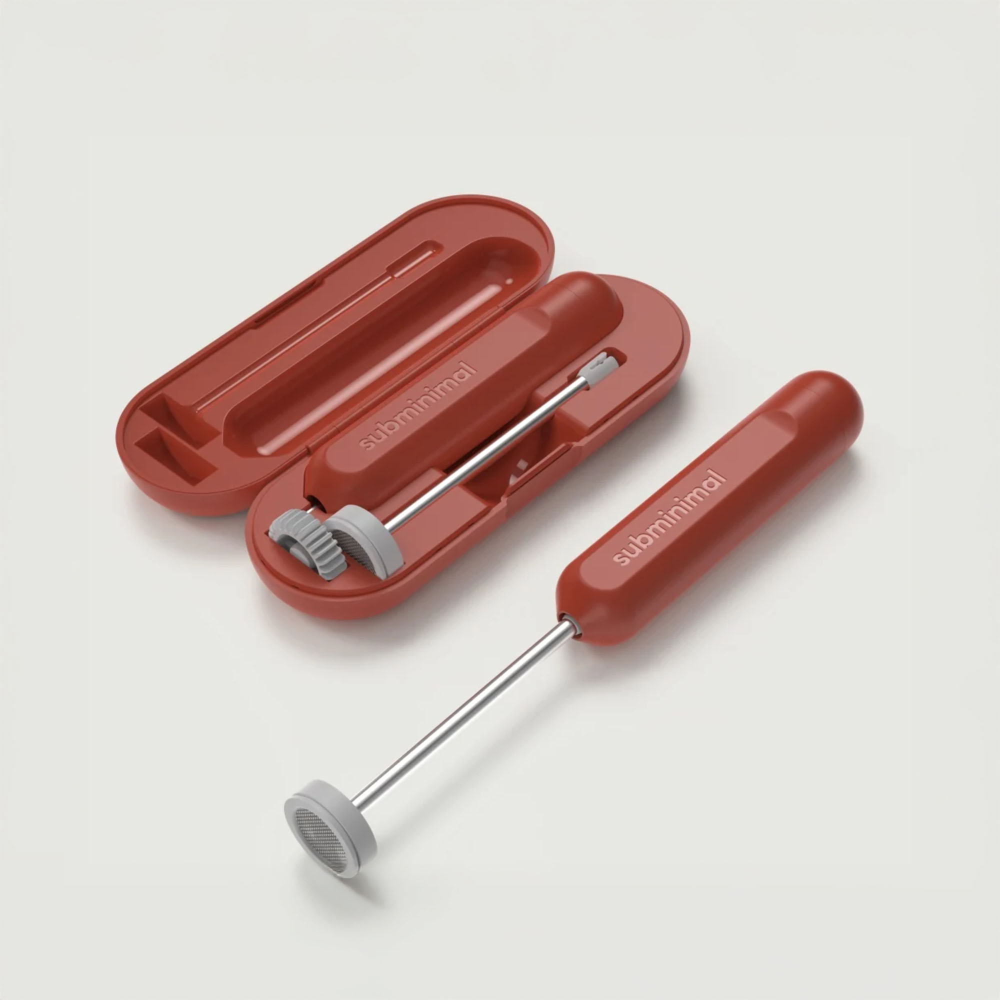 Subminimal NanoFoamer GO Handheld Milk Foamer with Travel Case - Image 4