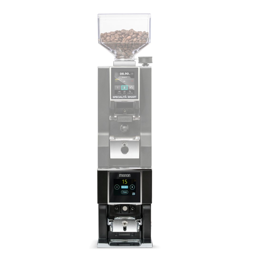 Eureka Mignon Automatic Tamper, side view