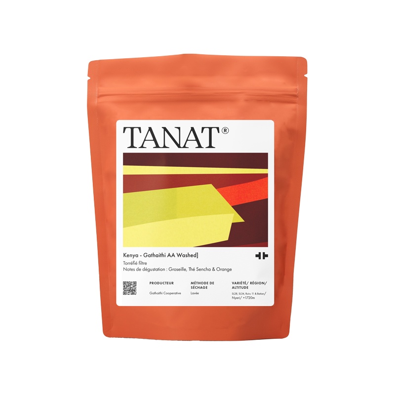 Tanat Gathaithi AA washed Kenyan filter coffee, 200 g bag
