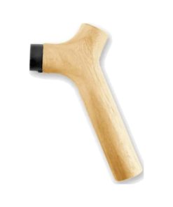 Fellow Stagg EKG replacement handle in solid maple with black mounting collar