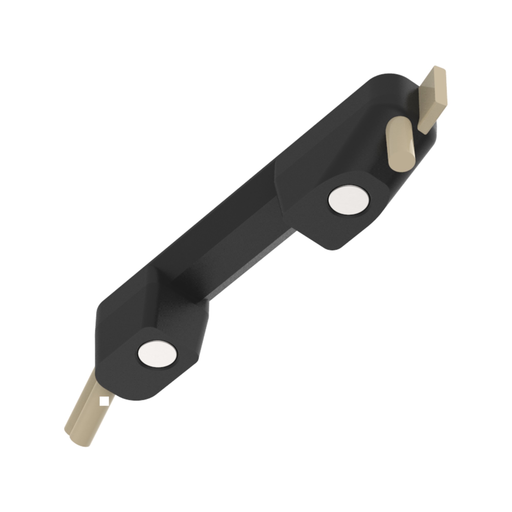 Femobook magnetic burr brush replacement part for the A5 and A4 coffee grinders on a white background