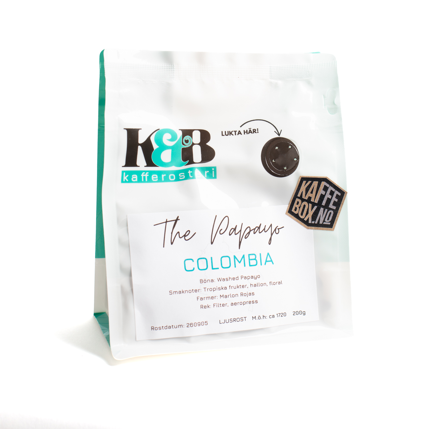 The Papayo, Colombia Filter - K&B Kafferosteri