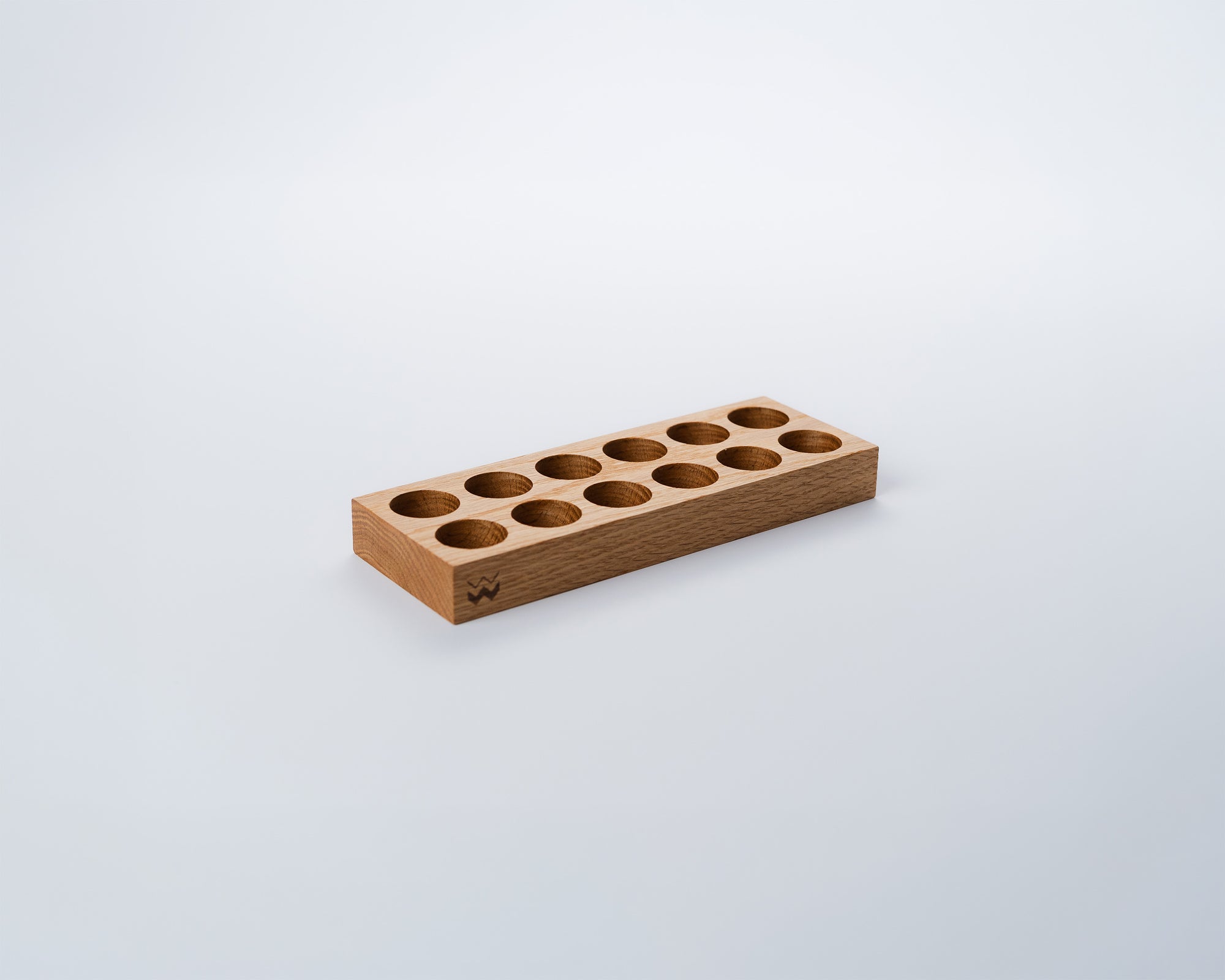Weber Workshops Polymer Caddy, 12-slot version, angled view