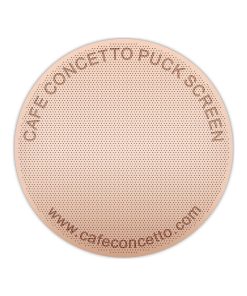 Cafe Concetto Puck Screen, titanium coated stainless steel