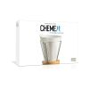 Chemex Bonded Filters FP-2 box of 100 white half moon coffee filters for the 3 cup Chemex