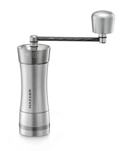 Mazzer Omega X hand grinder, side view