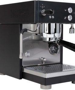 Profitec MOVE 2.0 espresso machine in matt black, angled view
