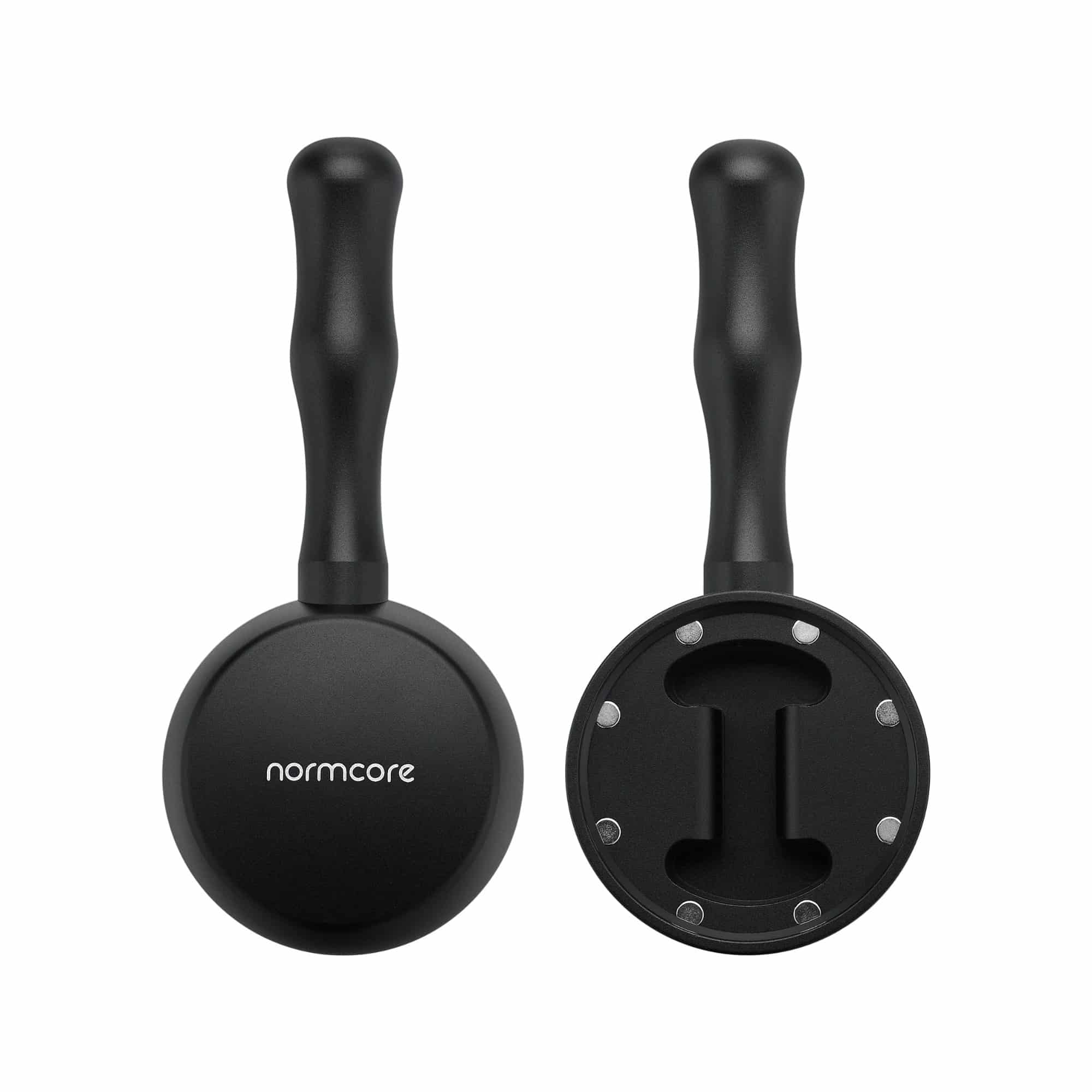 Normcore Snap-On Steam Lever V2 front and back, showing the magnets inside the cap