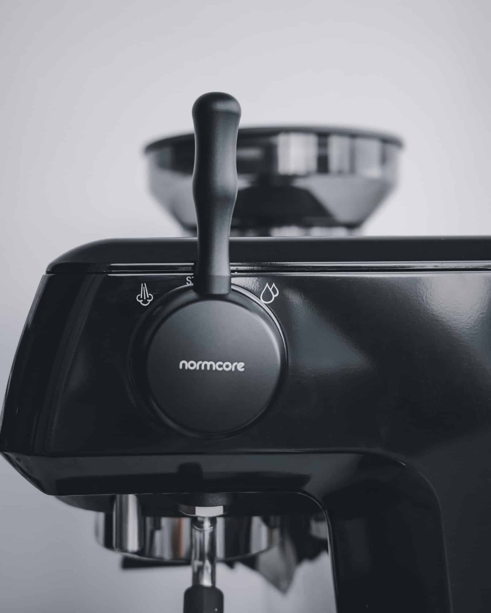 Normcore Snap-On Steam Lever V2 fitted to a Sage / Breville Barista Express