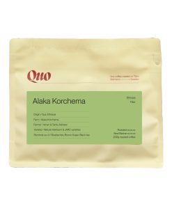 Quo Coffee Alaka Korchema natural Ethiopian filter coffee, 200 g bag