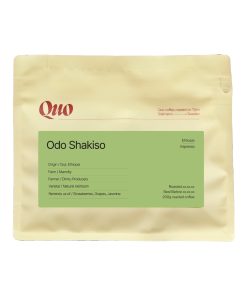 Quo Coffee Odo Shakiso natural Ethiopian espresso coffee, 200 g bag