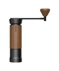 Timemore x Millab M01 hand grinder in black with the handle extended