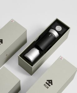 Millab M01 hand grinder in its box