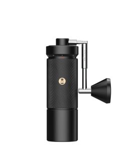Timemore S5 Pro manual coffee grinder in black with foldable handle